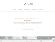 Tablet Screenshot of evisco.com